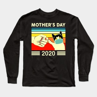 Mother Day 2020 Mommy Funny Best Cat Mom Gift Long Sleeve T-Shirt